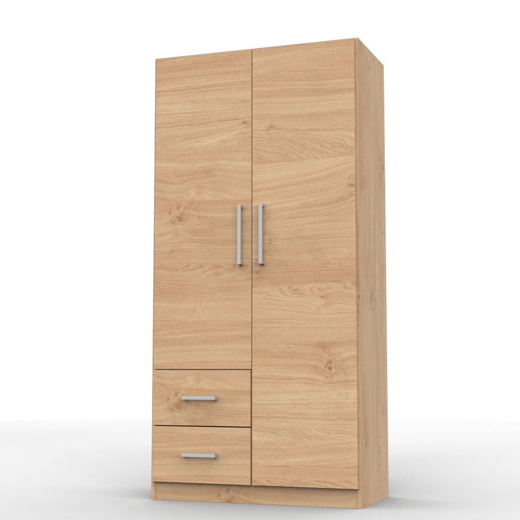 Placard 2 Puertas 87 cm Roble Kendal