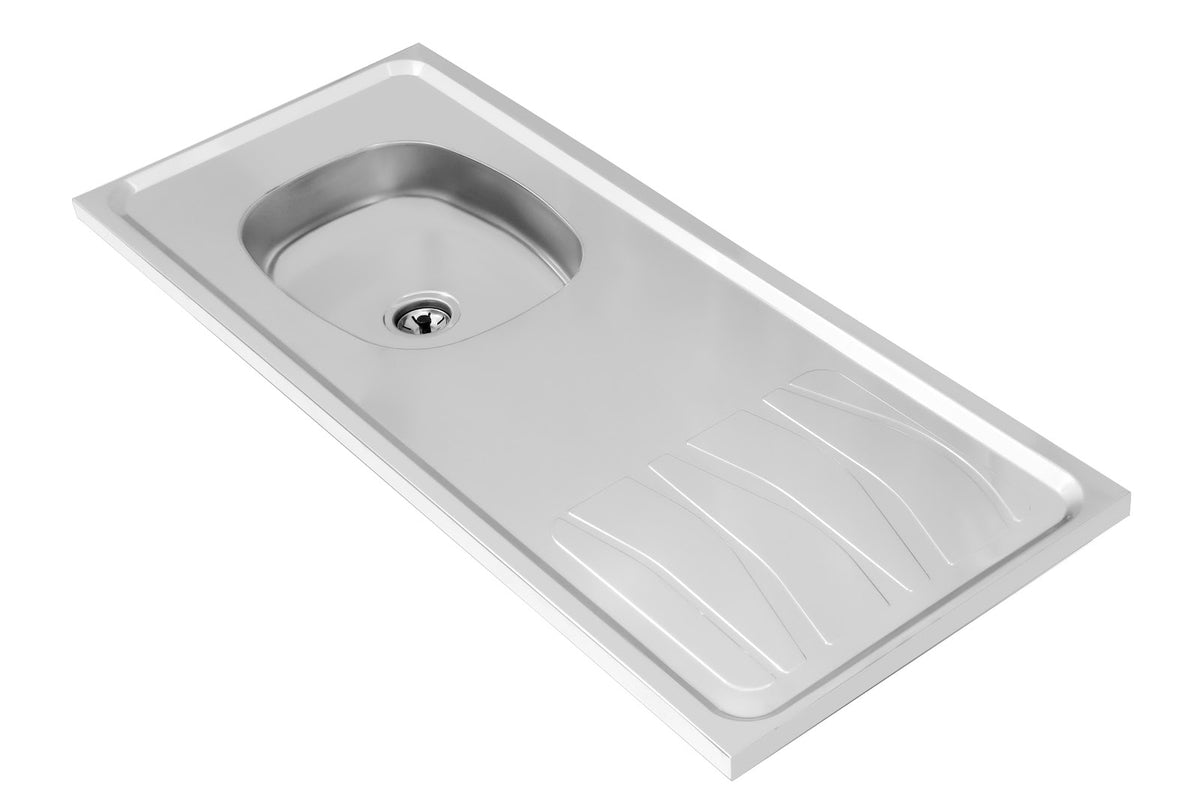Bacha Mesada Acero Inoxidable 120 cm