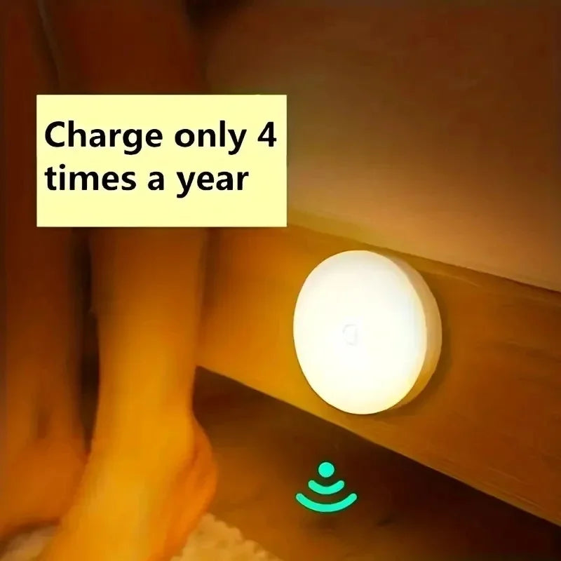 Luz Nocturna con Sensor de Movimiento Recargable