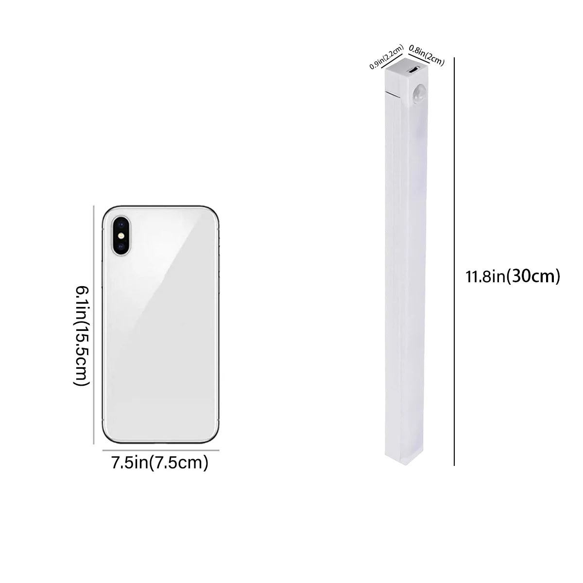 Luz LED Magnética Recargable con Sensor